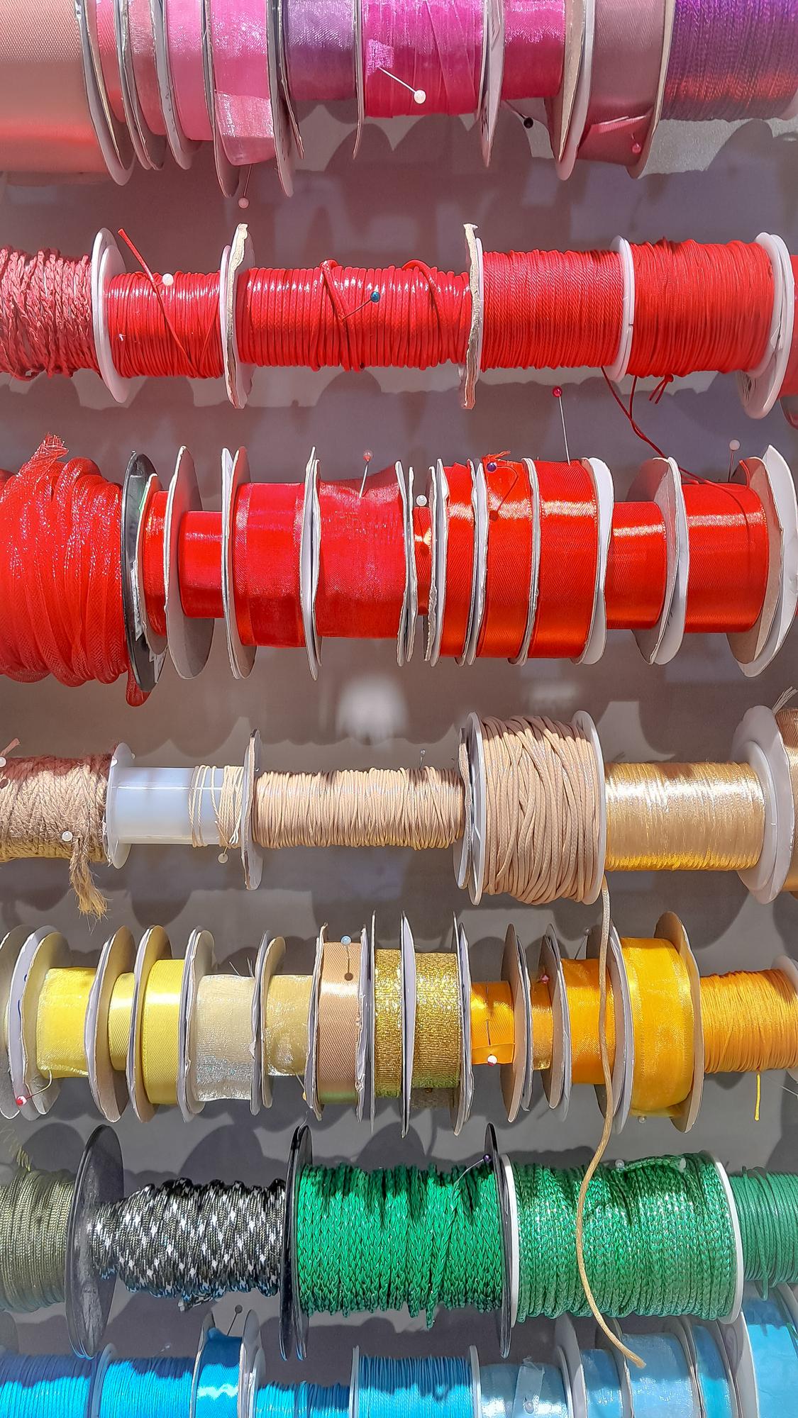 Composizione di materiali per ricamo